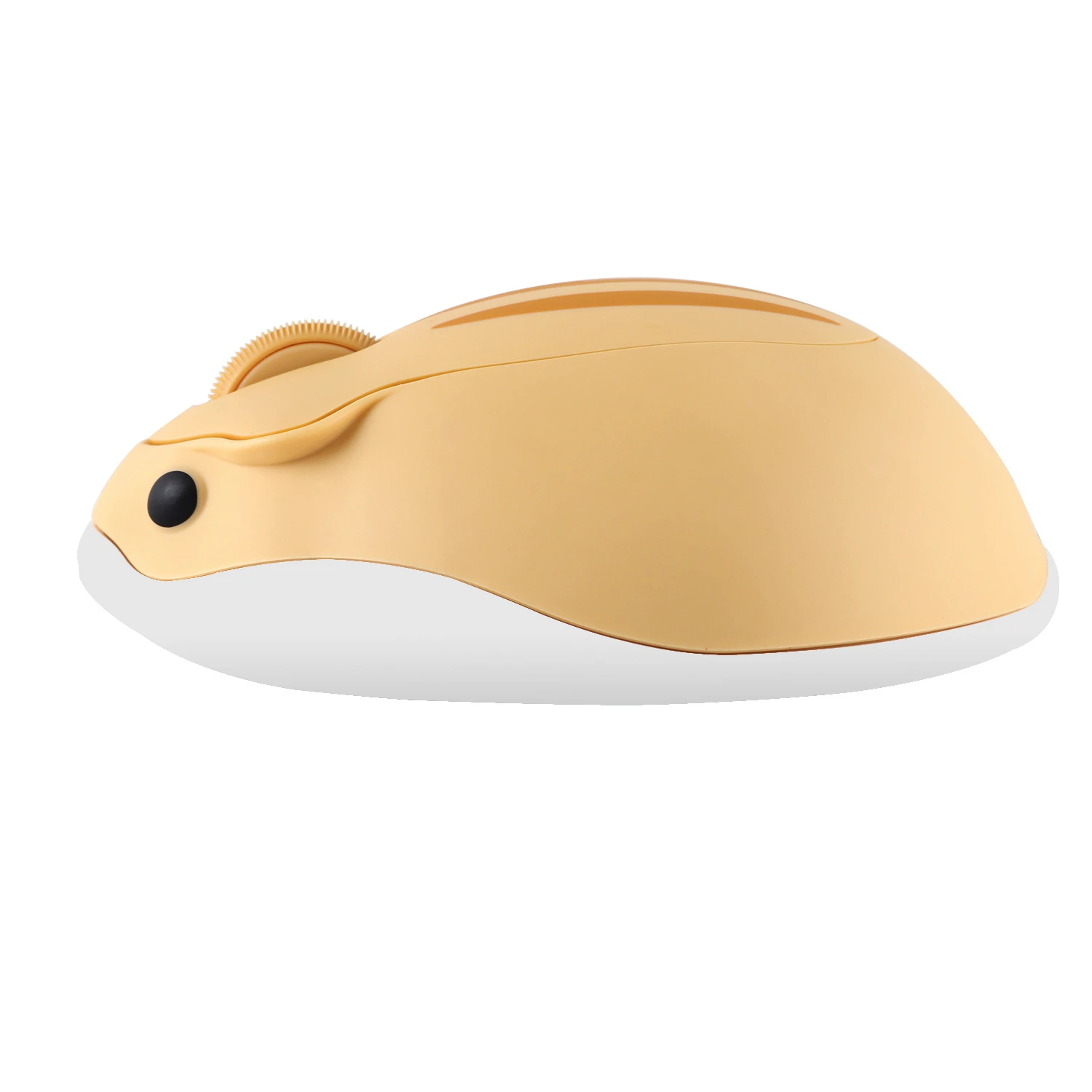 CHUYI-Souris optique sans fil 2.4G, design de dessin animé hamster mignon, ergonomique, mini 3D, pour ordinateur de bureau, PC tablette, cadeau pour