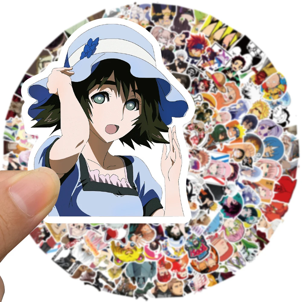 10/30/50PCS Anime Collection/Volleyball Boy/Spell Return/Demon Slayer/Notebook Skateboard Graffiti Cartoon Sticker Wholesale