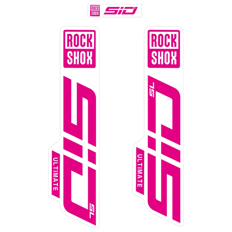 2021 Rockshox SID SL Decals Mountain Bike Front Fork Stickers MTB Bicycle Front Fork Decals ULTIMATE Stickers