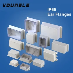 IP66 83*58*33mm Electrical Waterproof Plastic Junction Case Terminal Block Box With Flanges Project Enclosures For PCB Outdoor