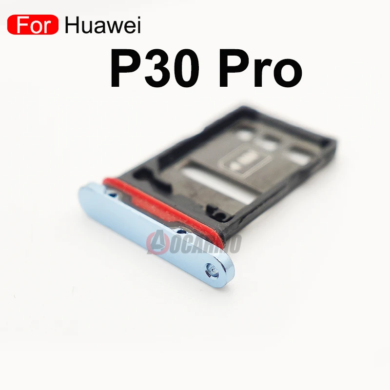 For Huawei P30 Pro SIM Card Tray Holder Micro SD Slot Socket Adapter Replacement Parts