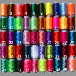 50 pz/lotto 12 g/pz Multicolor di Seta del Ghiaccio Filo da Ricamo Per Cucire Ricamo Punto Croce Fili di Seta Del Ricamo Linea Per Fatti A Mano