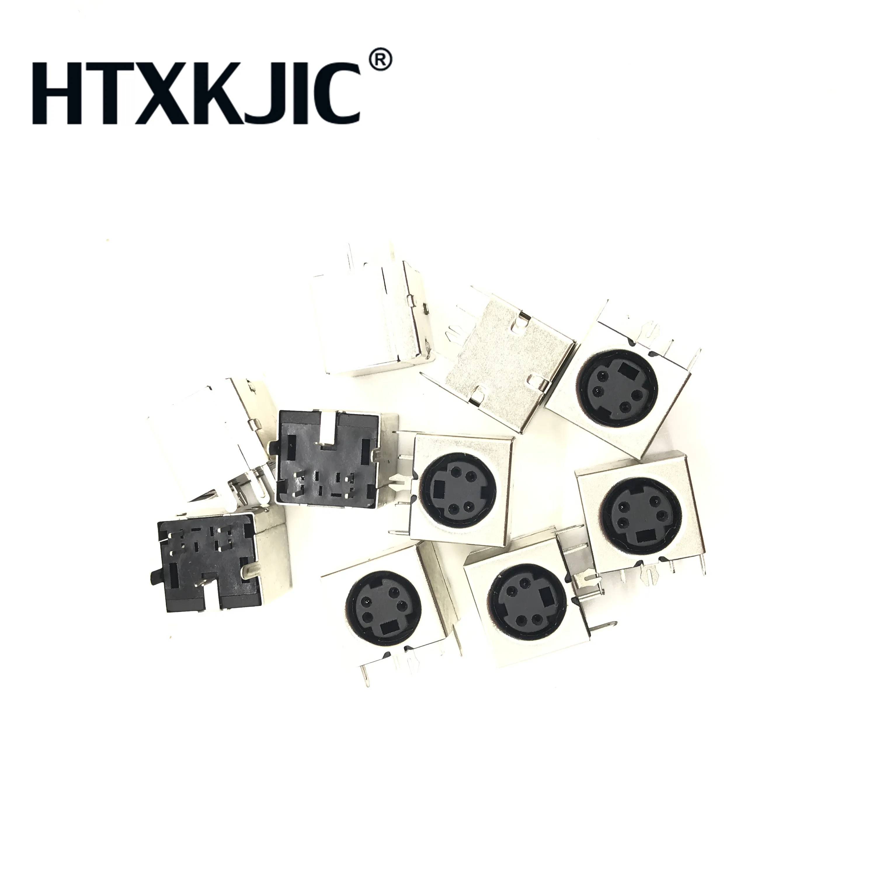 

10pcs Mini 6-pin Din Socket Connectors PS-2 Female Plug PCB Solder Connector PC Mouse