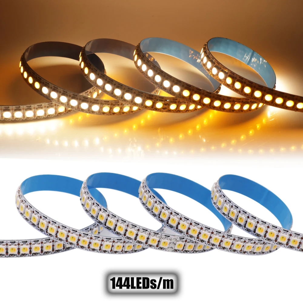 5V SK6812 Individually Addressable LED Strip Light RGBW RGBWW RGBNW Flexible LED Tape Waterproof LED Pixel Strip Similar WS2812B