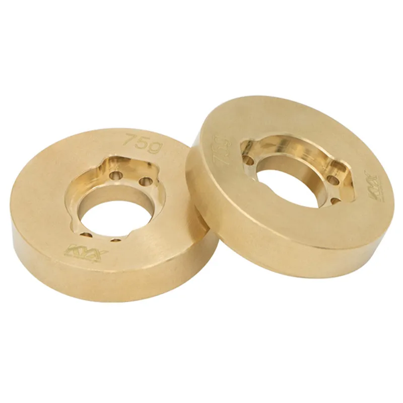 KYX Racing Brass Heavy Weight Rear Axle Weight Block Counter Weight for 1/10 Rc Crawler Car Axial SCX10 II 90046 75g/szt.