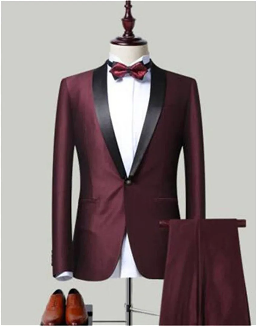 

2020 new men's dress wedding party banquet business men's suit Suit Tuxedo Suit (jacket + pants)