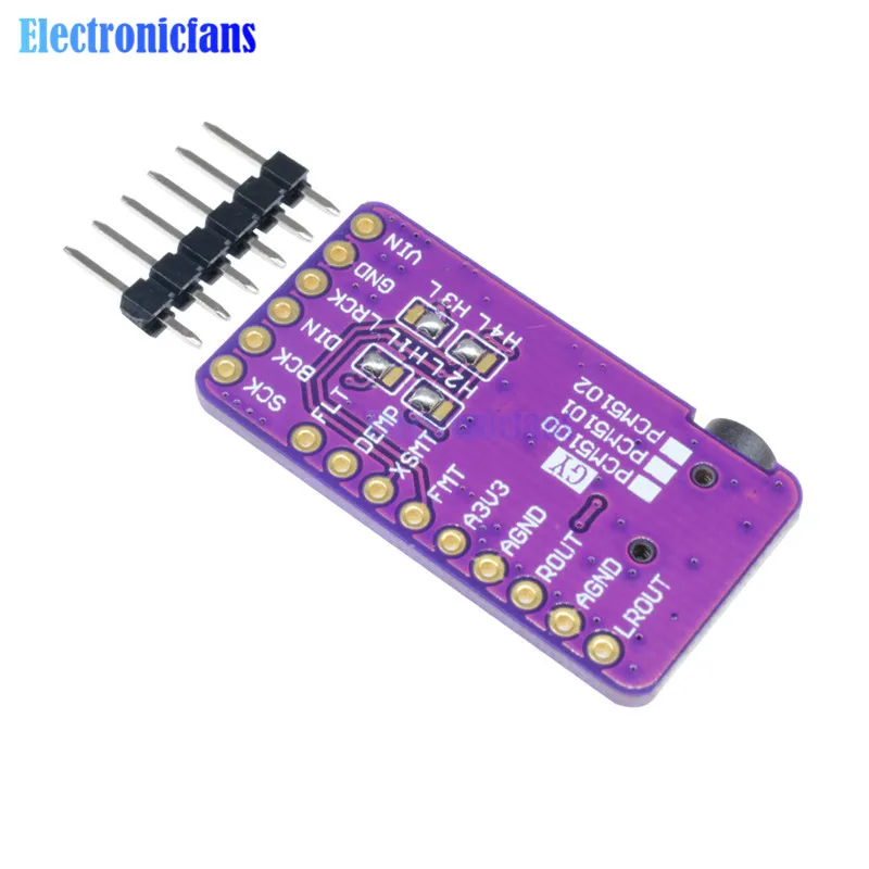 PCM5102 PCM5102A DAC Decoder Board I2S IIC Interface GY-PCM5102 I2S Player Module Audio Board For Raspberry Pi pHAT Sound Card