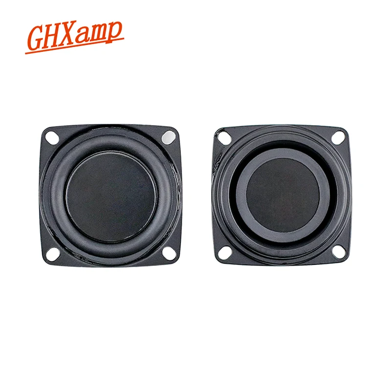 GHXAMP 2 Inch 52mm Bass Radiator Passive Vibrating Iron Plate Membrane 52*52mm 2pcs