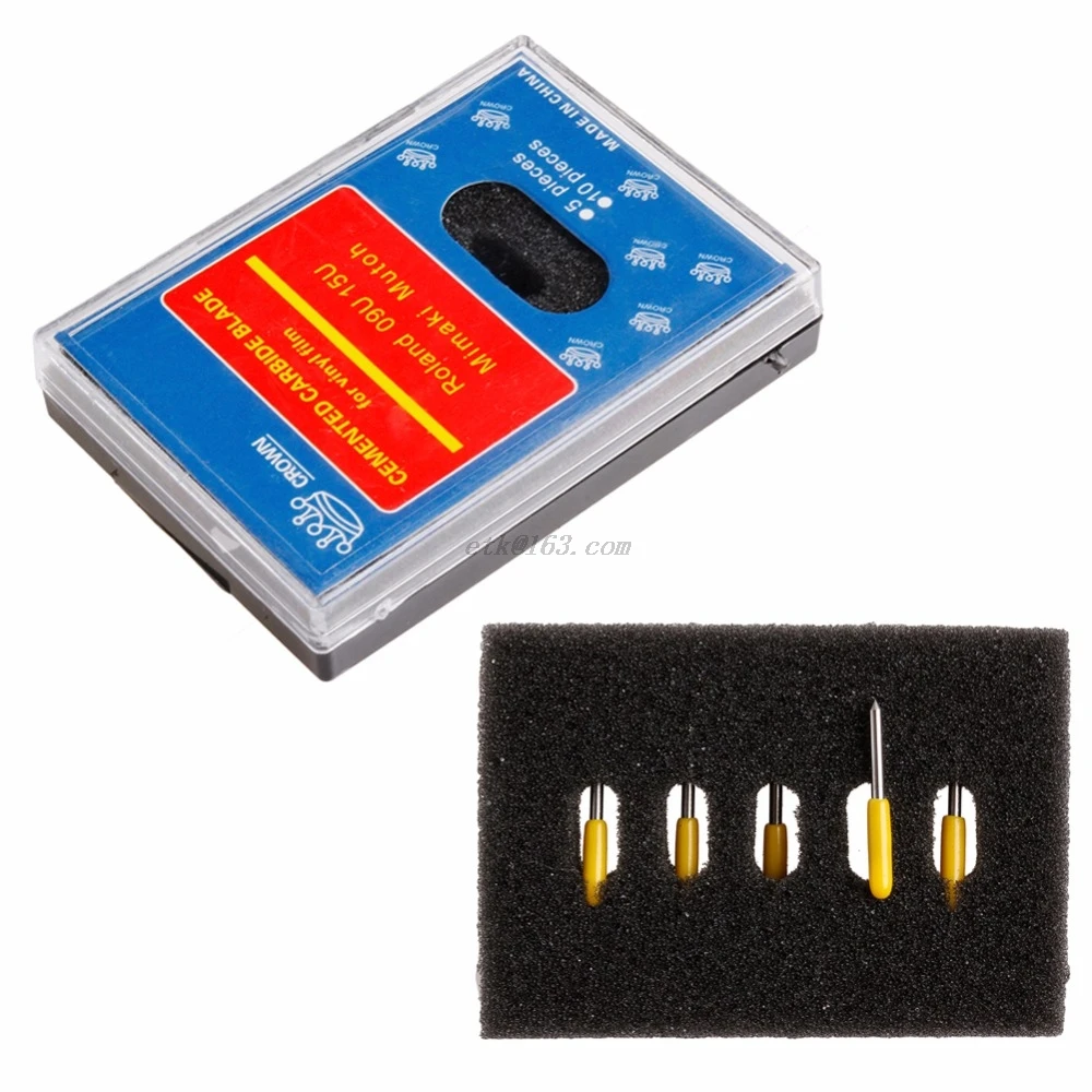 5 Stks/set 3 Size 30 Graden 45 Graden 60 Graden Blade Snijplotter Voor Mimaki Vinyl Cutter Blade G08 Rental & Dropship