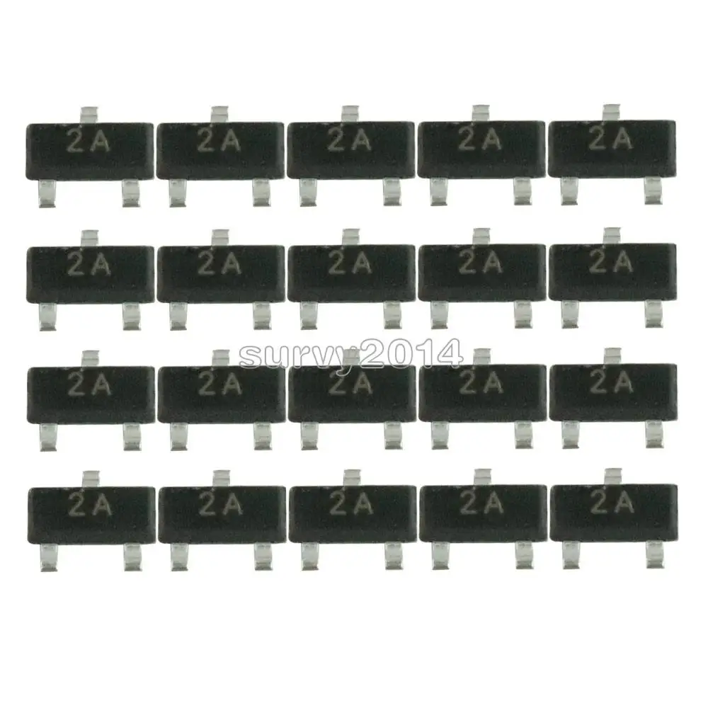 MMBT3906 2A 3906 MMBT3906LT1G 2N3906 200 мА 40 В SOT-23 PNP SMD триодный транзистор новый и оригинальный