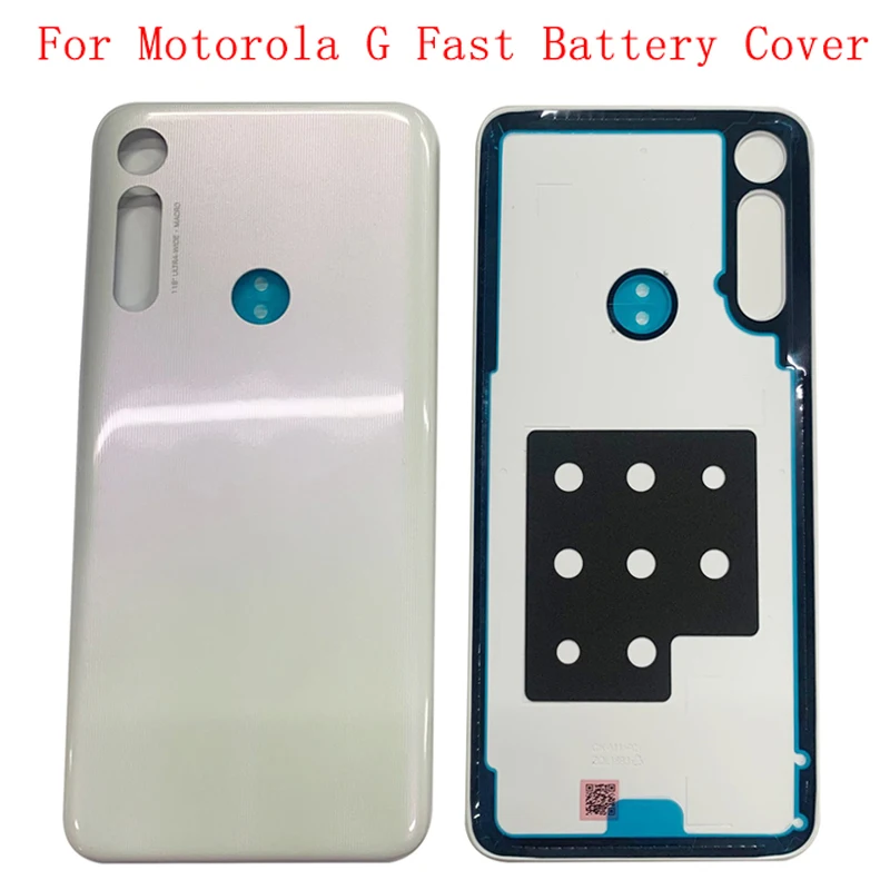 Battery Cover Back Panel Rear Door Housing Case For Motorola G Fast Battery Cover Replacement Parts