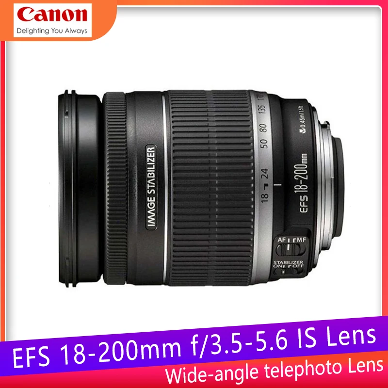 

Canon 18-200 IS Lens EFS 18-200mm f/3.5-5.6 IS Lenses for Canon 600D 650D 700D 750D 760D 60D 70D 80D 7D Rebel T3i T5i camera