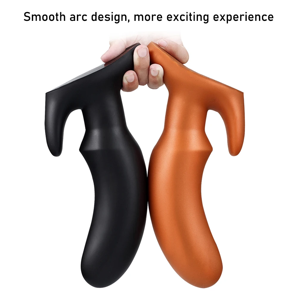 Liquid Silicone Oversized Anal Plug Dildos Soft Anal Dilator Butt Plug Stimulates the Vagina and Anus Massage Prostate Sex Toys