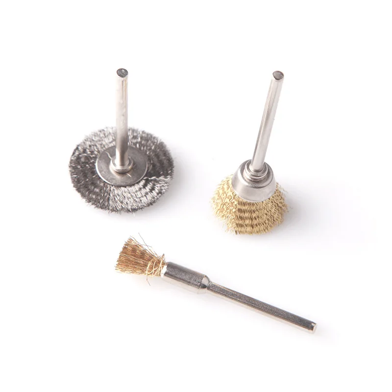 36 Cái/lốc Đồng Bàn Chải Dây Bánh Bàn Chải Cảm Ứng Dụng Cụ Mài Khắc Máy Quay Đánh Bóng Công Cụ Điện Phụ Kiện