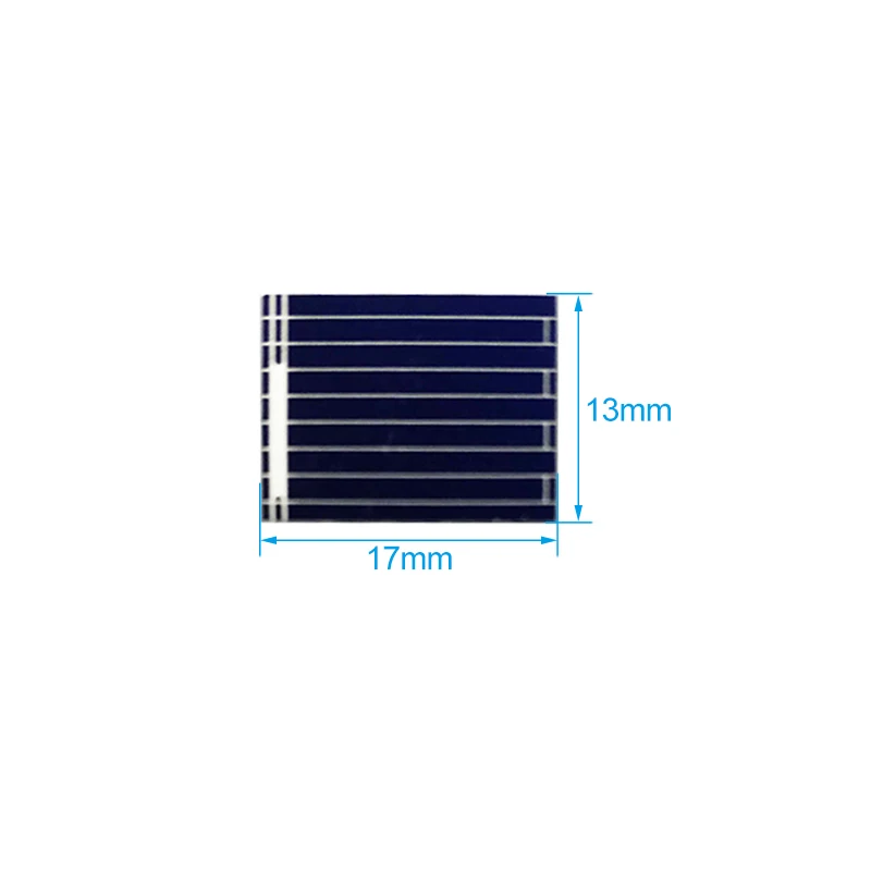 MACRAGSEN 100 sztuk panel słoneczny 0.5V moduł fotowoltaiczny energia słońca 17*13mm 70mA DIY ładowarka samochodowa ogniw słonecznych