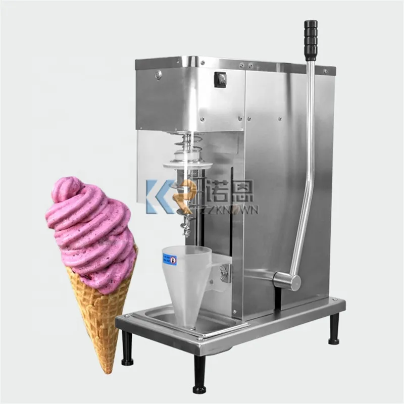 Electric Swirl Drill Dessert Fruits Ice Cream Blender Machine Small Ice Cream Blending Machines for Sale