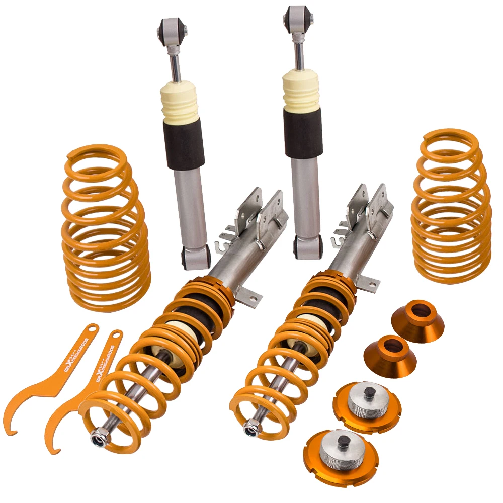 MAXPEEDINGRODS Coilover For Fiat 500 1.4 Abarth 2008-2012 Adjustable Shock Strut Suspension Kit for Ford Ka Mk2 2008-2016