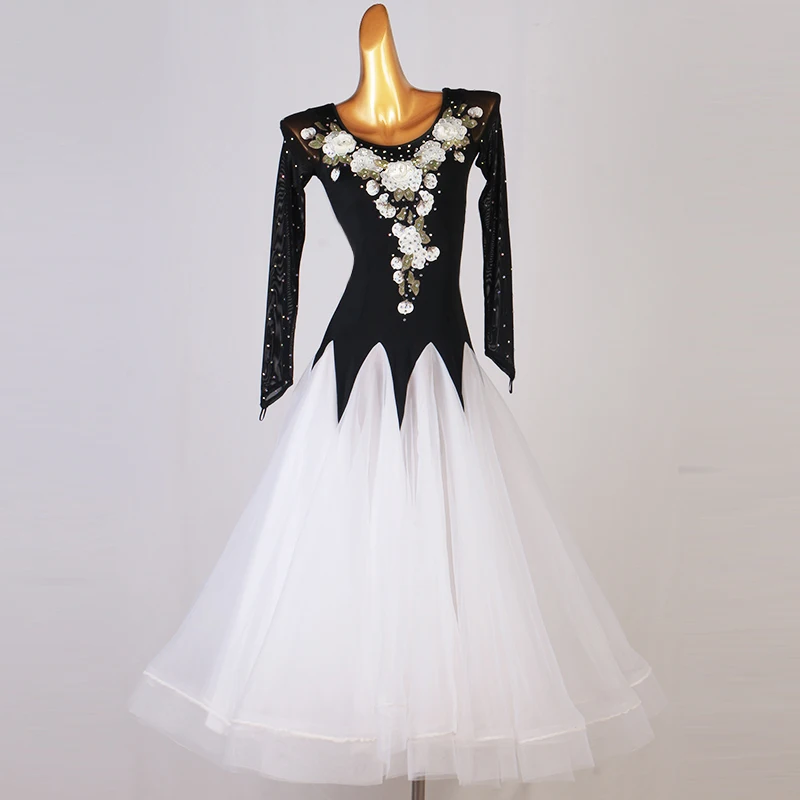 

2021 new Woman performance competition dress national standard dance big swing DRESS MQ295