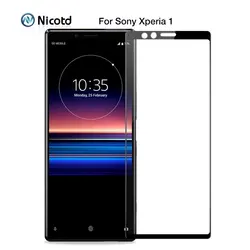 Full Cover Tempered Glass For Sony Xperia 1 Explosion-Proof Screen Protector Protective Film For Sony Xperia 1 J8110,J8170,J9110