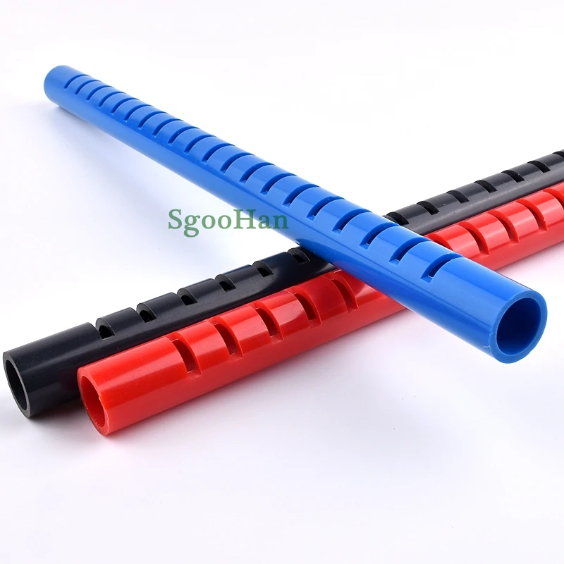 1pc 20~50mm PVC Aquarium Fish Tank Aeration Tube Garden Drip Water Downcomer Cess-Pipe Filter Accessories Drain Deluge Rain Pipe