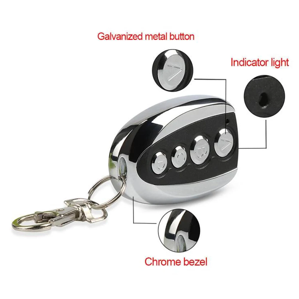 Rubrum Duplicator 433.92 mhz Universal Remote Control Copy CAME TOP 432NA Garage Door Gate Remote Cloning 433 MHz Transmitter