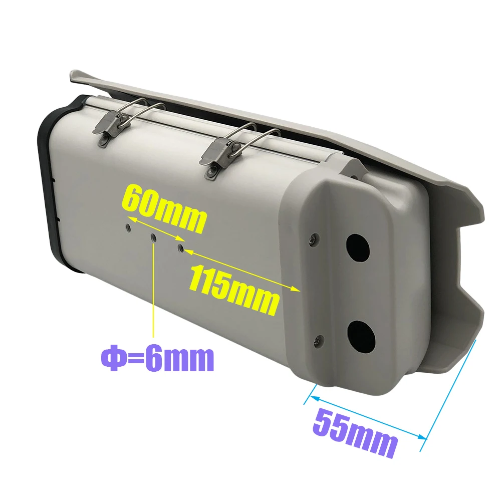 11-Zoll-Sicherheitsüberwachungs-CCTV-Kameragehäuse aus Aluminiumlegierung, 390 x 165 x 120 mm, wasserdichtes IP65-Gehäuse für den Außenbereich