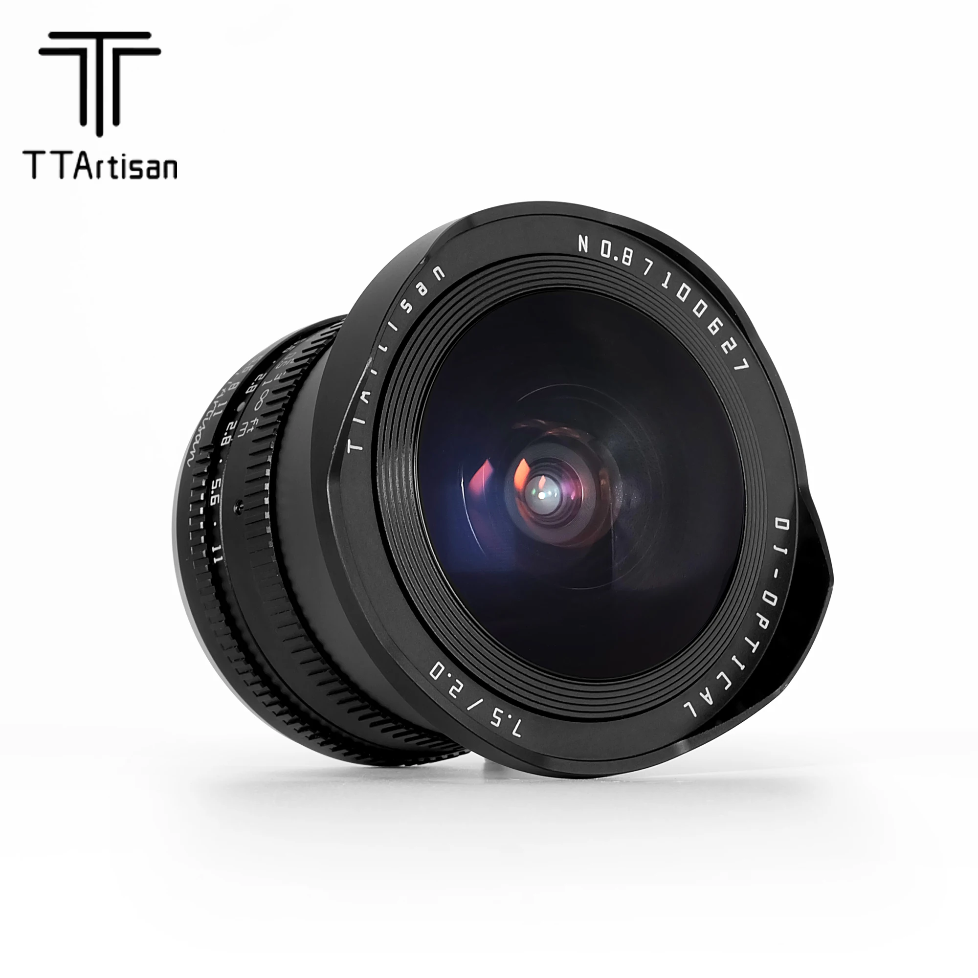 TTArtisan 7.5mm F2.0 APS-C Manual Focus Fisheye Camera Lens For Sony E Fuji X Canon M/R M4/3 Nikon Z Leica L Mount Camera