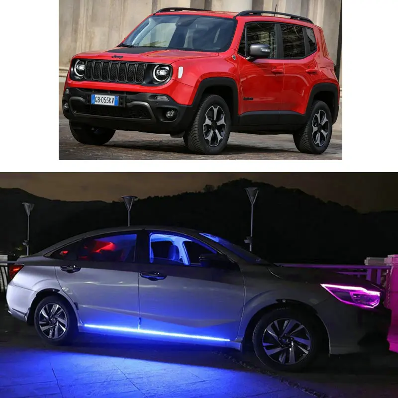 

Remote Car Door Decorative Mood Lighting For jeep renegade wrangler grand cherokee 3 4 mk2 CHEROKEE kj kl xj COMMANDER XK XH