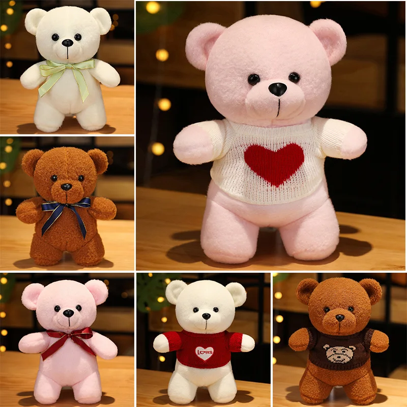 

Cute Hug Teddy Bear Plush Toys Pockets Doll Animal Ragdoll Pillow Creative Girl Lover Kids For Girlfriend Gifts