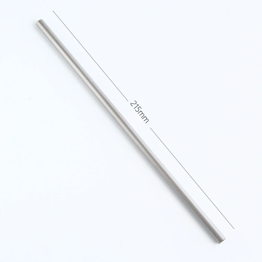 QingGear Reusable Eco-friendly Outdoor Camping Drinkware Supper Strong and Ultralight  Straight  Titanium Drinking Straw