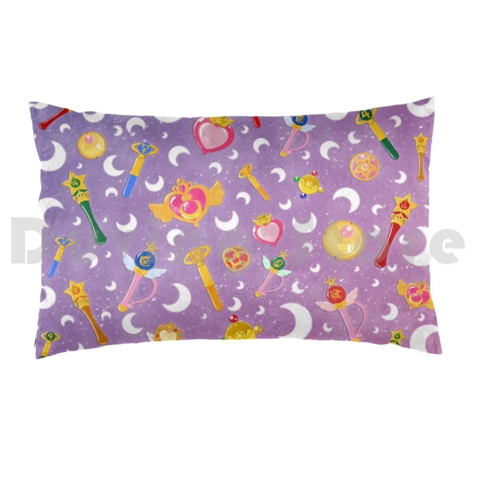 Transformation Item Pattern Pillow Case DIY 50*70 Mahou Shoujo Magical Girl