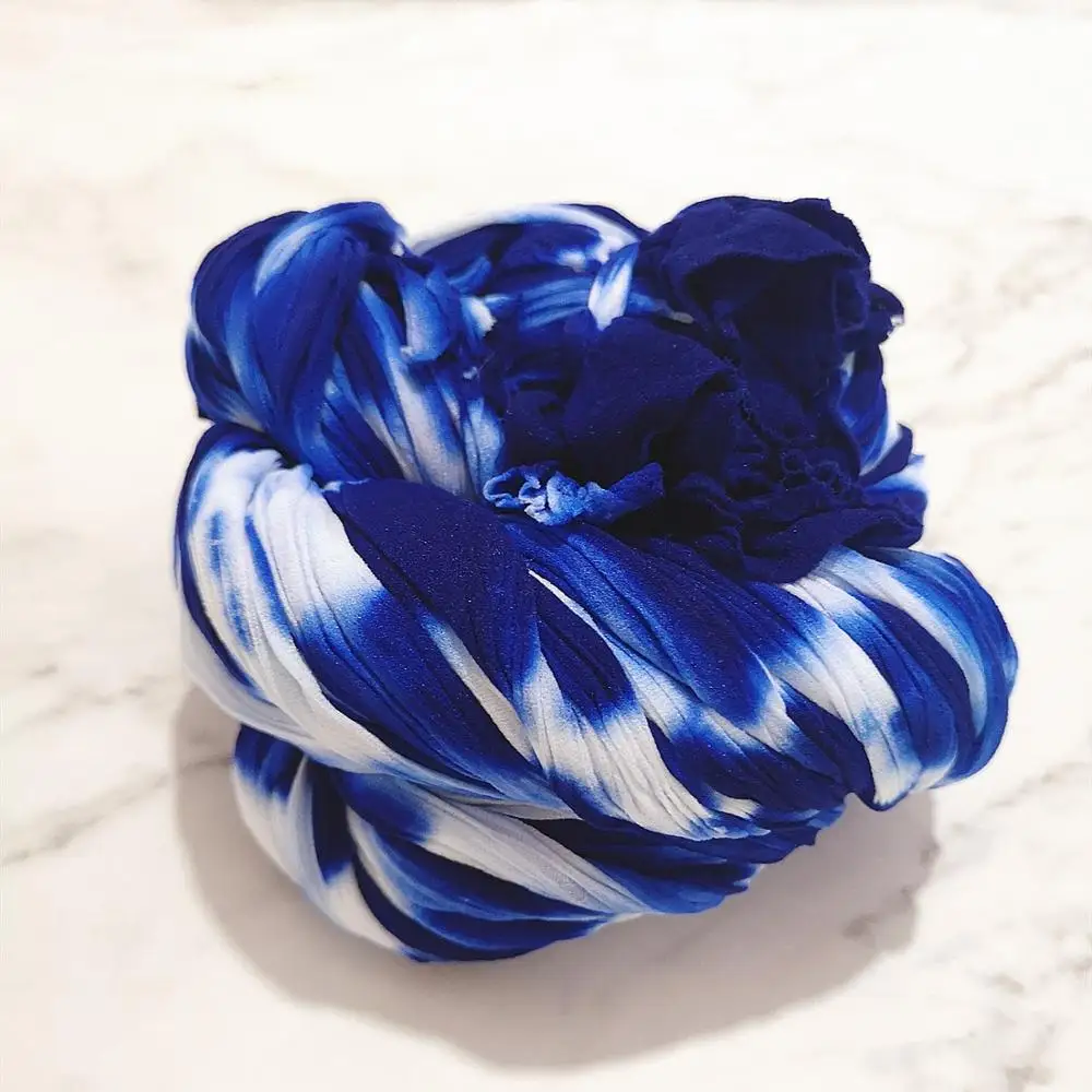 20pcs Two Colors Nylon Stocking Material For Ronde Flower Tensile Stocking Accessory Handmade Artificial Nylon Flower DIY