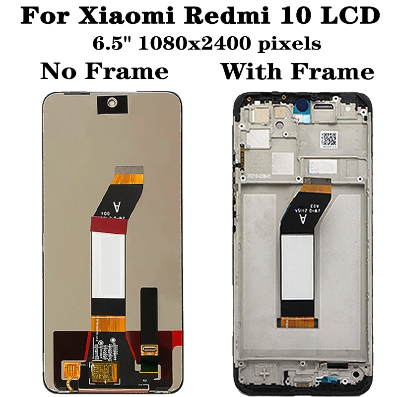 100% Tested For Xiaomi Redmi 10 Prime Display Touch Screen Digitizer Assembly For Redmi 10 LCD Redmi10 2022 Display