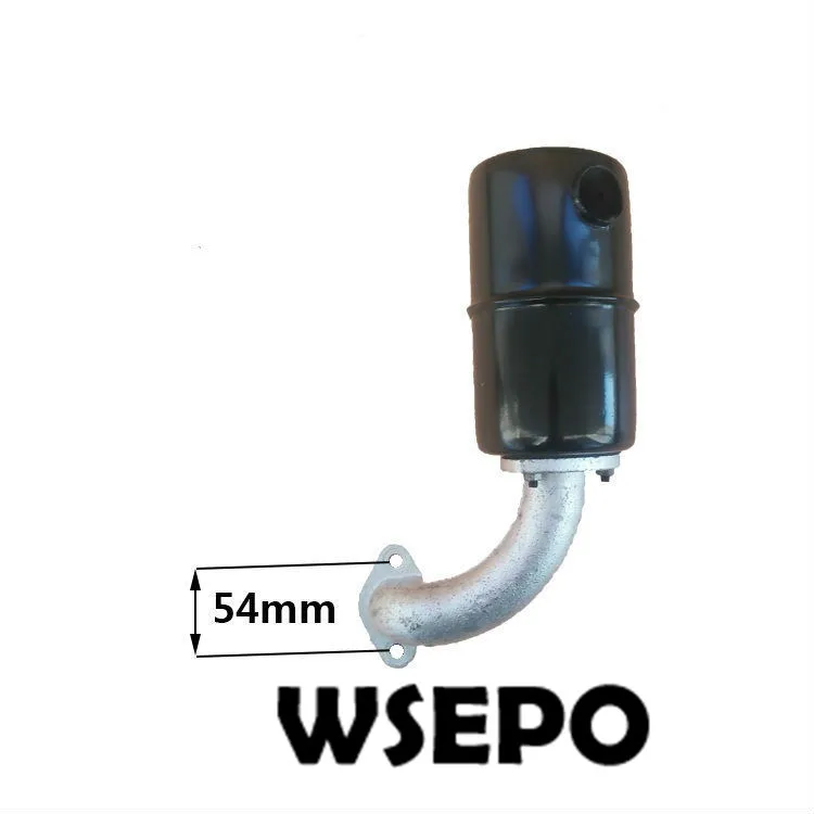 

OEM Quality! Muffler Assy. with Silencer body and Pipe for R175A/R180 5HP~8HP 4 Stroke Small Water Cooled Diesel Engine