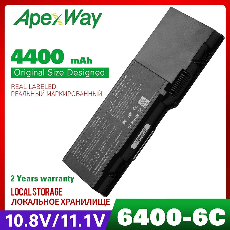 4400mAh battery for DELL Inspiron 1501 6400 312-0427 312-0428 312-0460 312-0461 312-0466 312-0467 312-0599 312-0600 451-10338