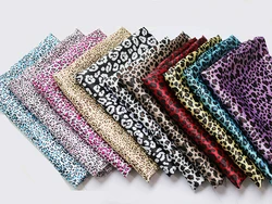 By Meter Africa Leopard Printed Satin Fabric Material For Scarf Lining Diy