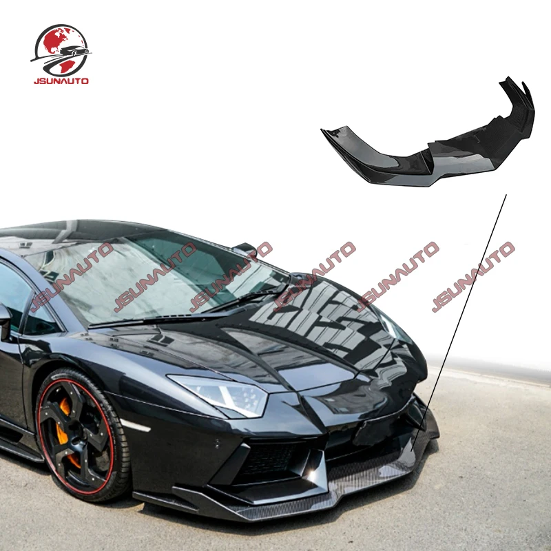 

Fit For Aventador LP700 2011-2016 Carbon Fiber Front Diffuser RZ Style BodyKit Carbon Auto Front lips Car Accessories