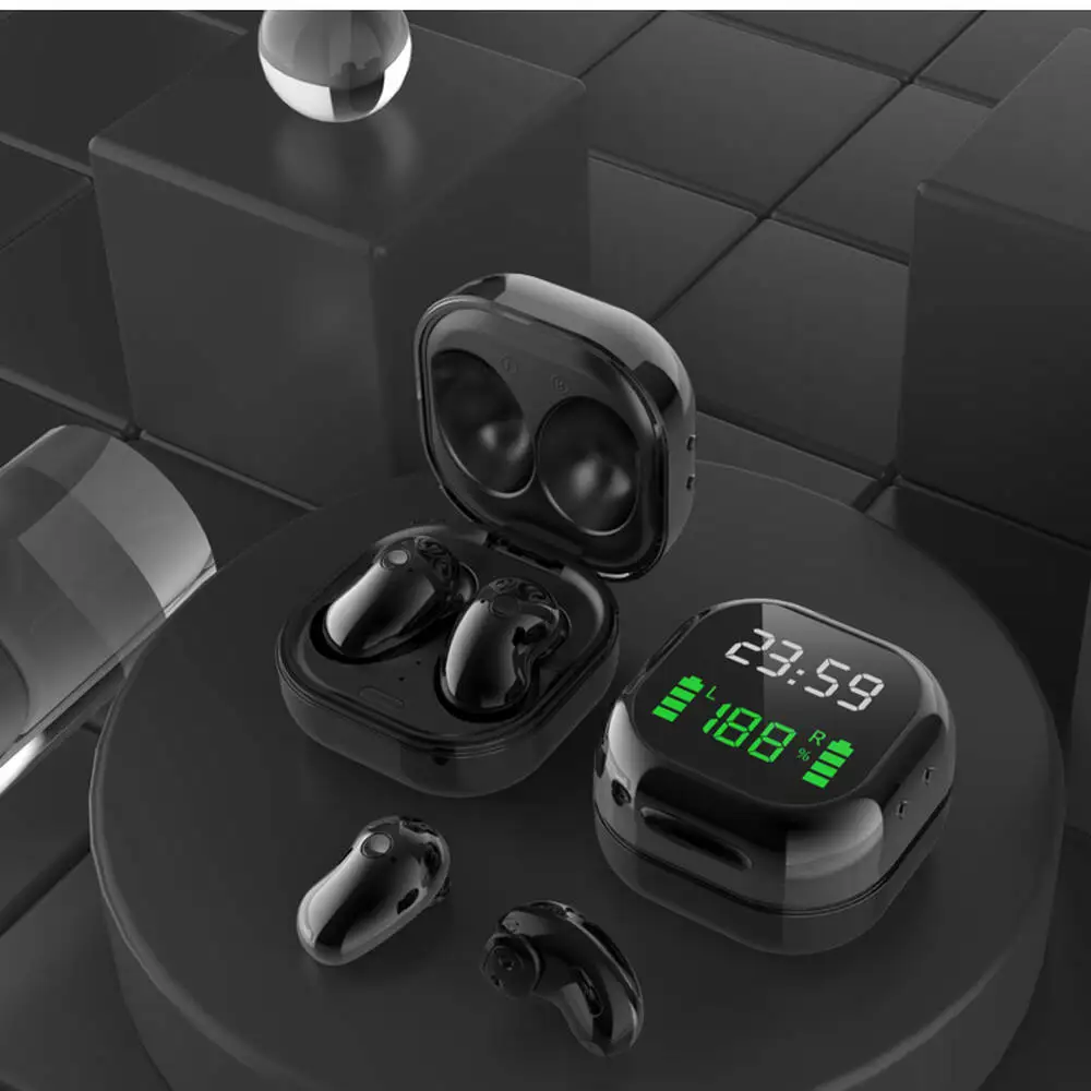 Cuffie Wireless S6plus Bluetooth 5.1 auricolare TWS HIFI Mini In-Ear sport cuffie da corsa supporto telefoni iOS/Android chiamata HD