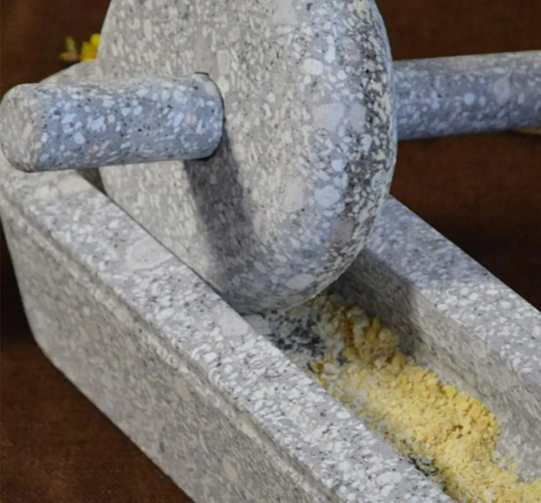 Natural Detachable Manual Maifan Stone Grinder Set for Food, Spice  Milling image 5