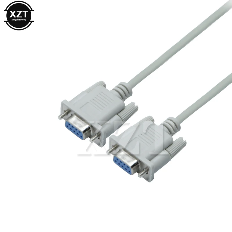 RS232 Cable to RS-232 DB9F to DB9F Female to Female DB9 Connector Serial Null Modem HDPE Insulation Design UL Standard Hot sale