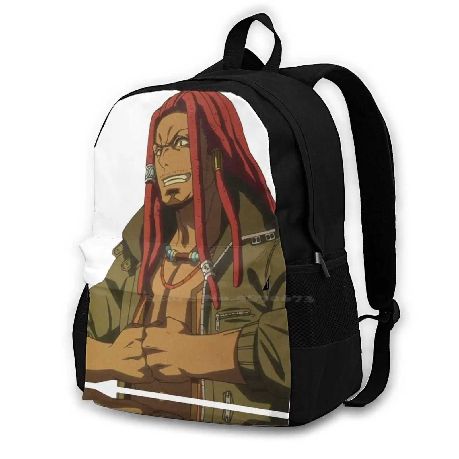 

Pattern Design Laptop Travel School Bags Neon Akudama Drive Anime Akudma Akdama Hoodlum Manga Cutthroat Swindler Doctor Hacker