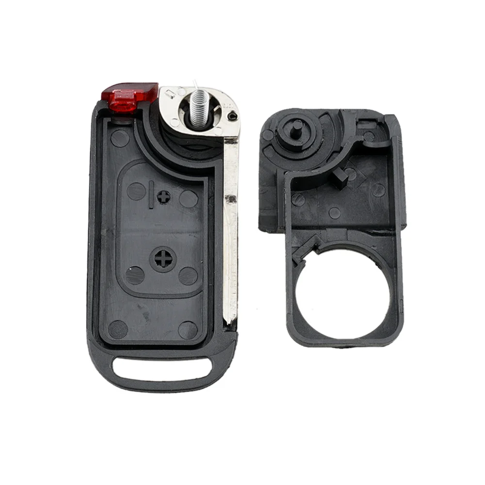 QWMEND-carcasa de llave para Mercedes Benz, carcasa de llave de coche con tapa remota, 2 botones, hoja HU64, SLK E113 A C E S W168 W202 W203