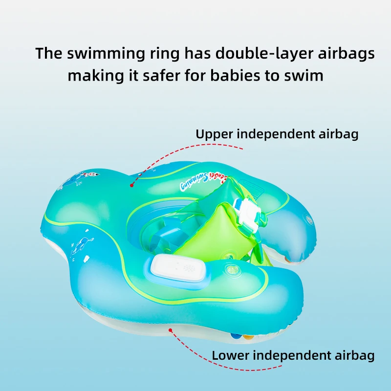 Eenbei baby swim float Rollver alarm baby swimming ring tilts more than 30° the swimming ring sounds an alarm care baby safety