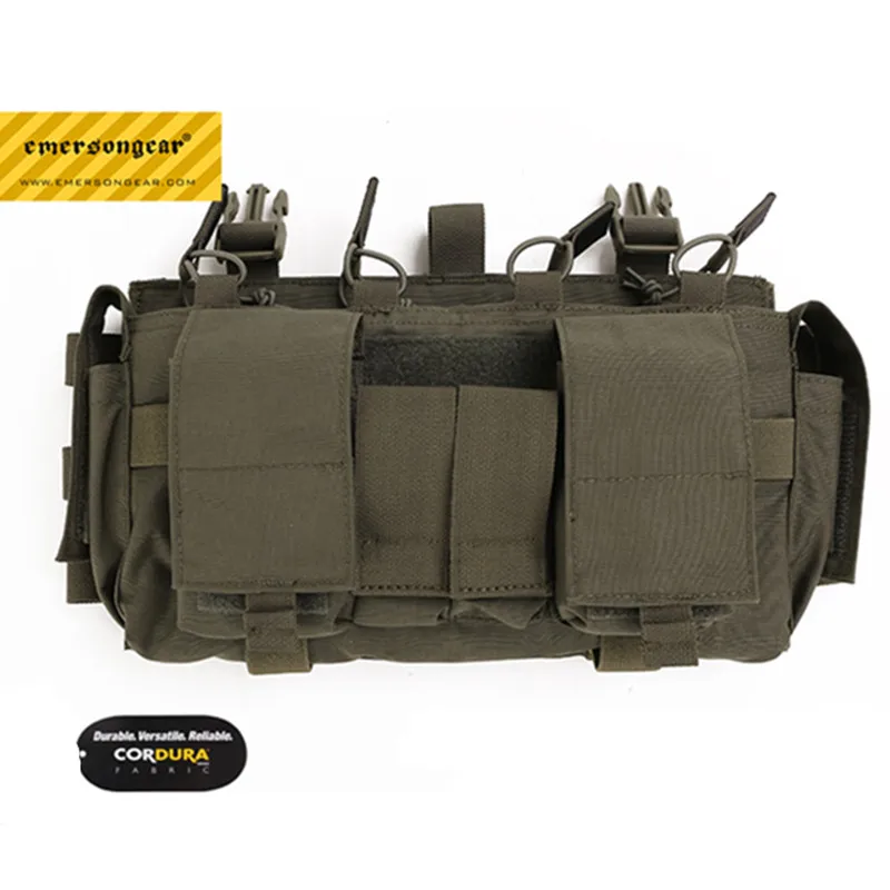 Emersongear MF Style Gen IV Compatible Placards 5.56 Magazine Bag For Airsoft Tactical Chest Rig Vest Outdoor Hunting Shooting