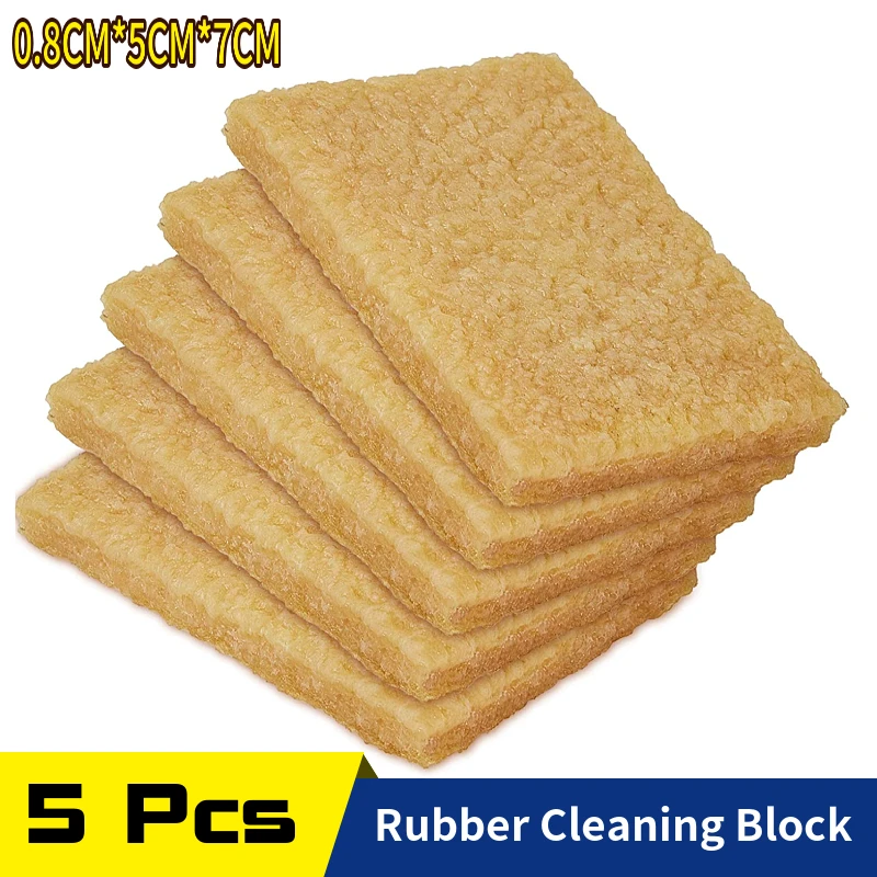 Glue Eraser Skateboard Cleaner Adhesive Remover Rubber Cleaning Block for Removing Residue from Paper Plastic and More,70*50mm