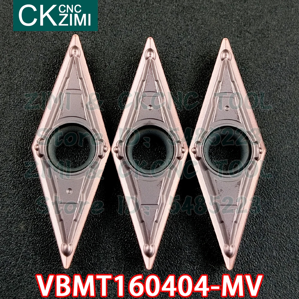 VBMT160404-MV vbmt 160404 mv inserções de carboneto torneamento externo ferramentas cnc máquinas metal torno ferramentas para aço inoxidável