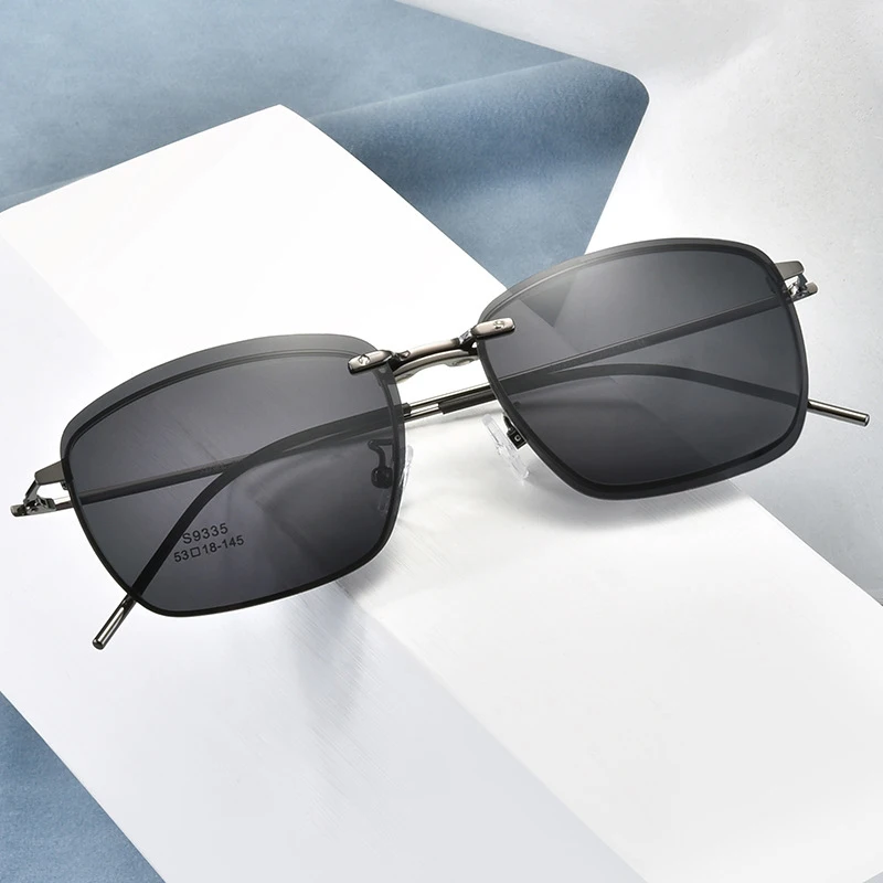 BCLEAR Retro Optical Spectacle Frame Men Women Clip On Sunglasses Polarized Lenses Magnetic Sun lens Prescription Eyeglasses New