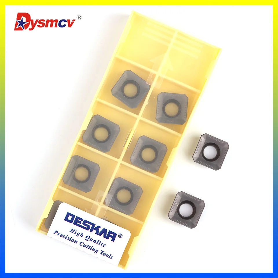 Deskar Sekt1204 Aftn xm Lf6018 Lda Torno de Fresagem Inserção Carboneto Lâmina Usinagem Cnc Fresagem Torneamento Ferramentas Sekt 1204 Inserção