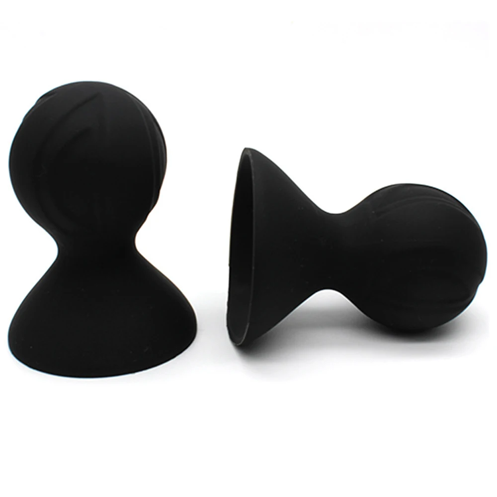 2pcs Mini Cute Silicone Nipple Suckers Nipple Cupping Enhancer Correction Clitoris Pump Cups Sex Toys For Woman