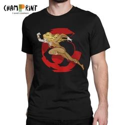 Men's Cheetara T Shirt Thundercats 80s Retro Cartoon Clothing Novelty Short Sleeve Crewneck Tee Shirt New Arrival T-Shirt